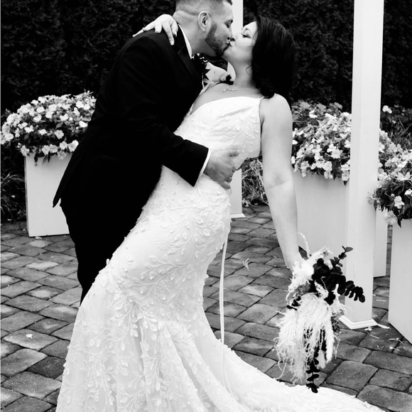 mermaid style bridal dresses WD009